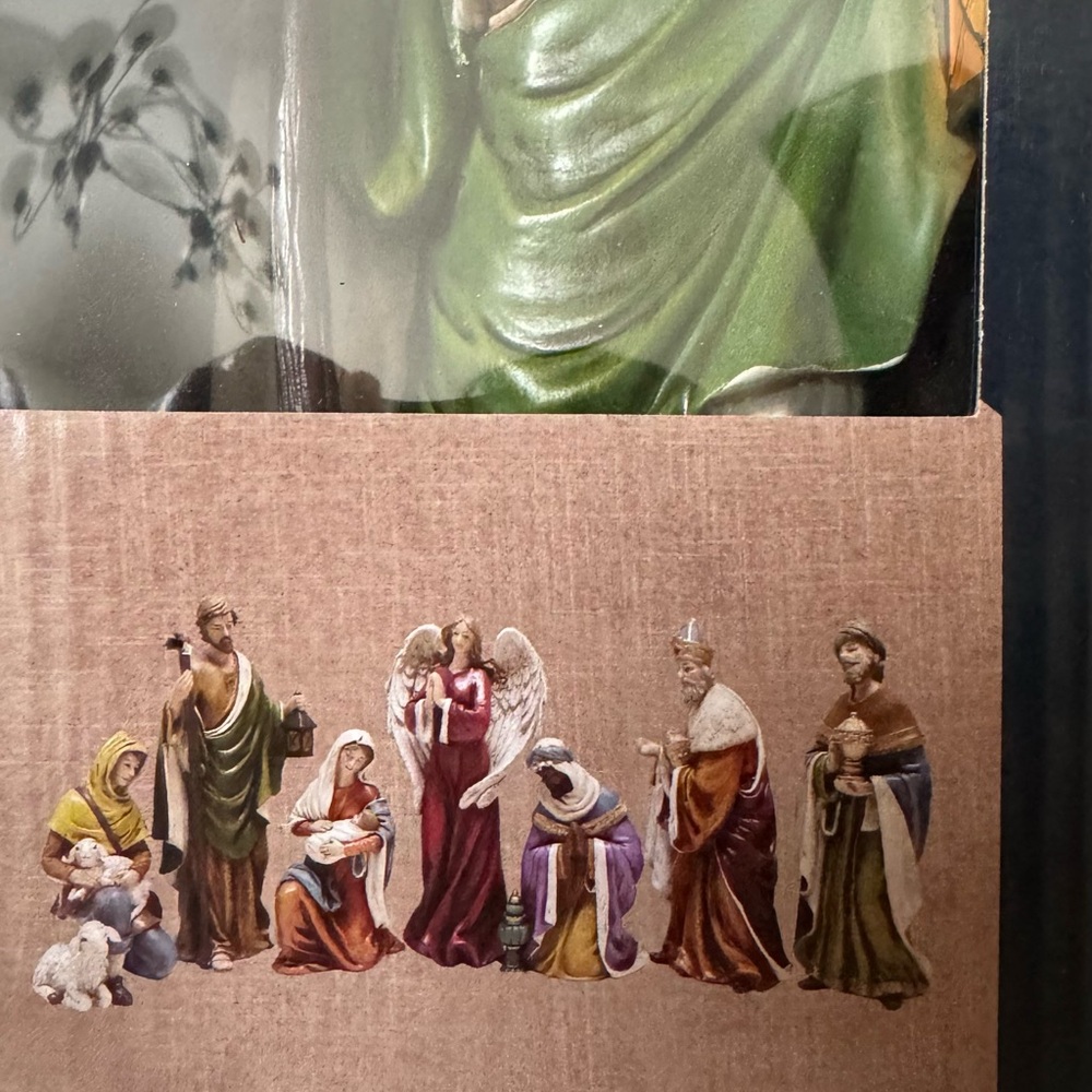 Nativity Scene The Promise of Christmas by Robert Stanley Deluxe 7 Piece Set new - Picture 3 of 11